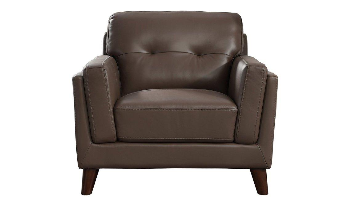 Huntington Leather Sofa Collection, Granite - Hydeline USA